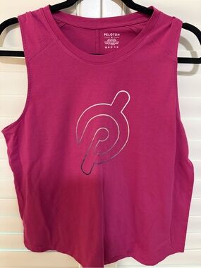 Peloton Magenta Logo Muscle Tank
